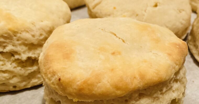 Fluffy Low Sodium Biscuit Recipe - Living the Low Salt Life